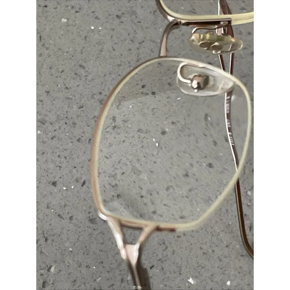 Sferoflex Eyeglasses Frames ONLY 2503-B 267 Rose Gold Half Rim Oval 49-18-130